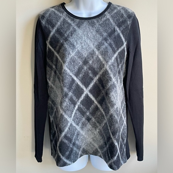 NWOT J Jill Argyle Sweater - Picture 1 of 6